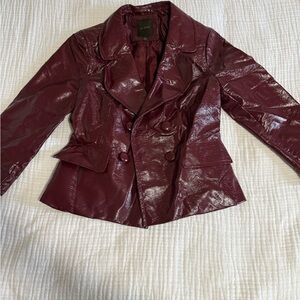 The Limited Women's Burgundy Blazer Jacket